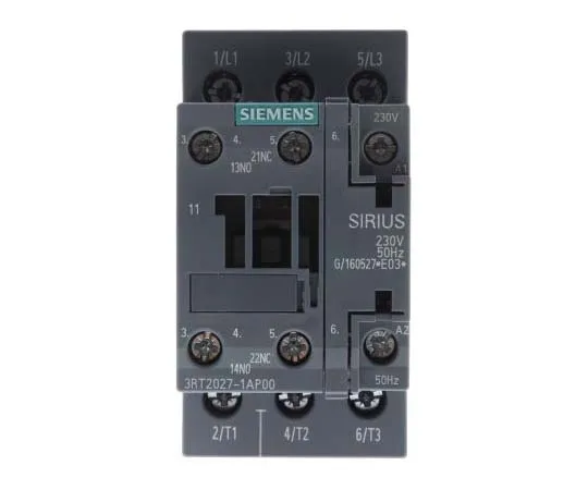 63-7721-78 Siemens 3 Pole Contactor, 32 A, 230 V ac Coil, SIRIUS Innovation, 3NO, 15 kW 3RT2027-1AP00
