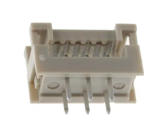 63-7703-07 Harting 6-Way IDC Connector Plug for  Through Hole Mount, 2-Row 9181069622