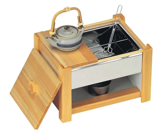 63-7204-52 White Wood Boiled Tofu Set (For Solid Fuel) CW-403 3293000