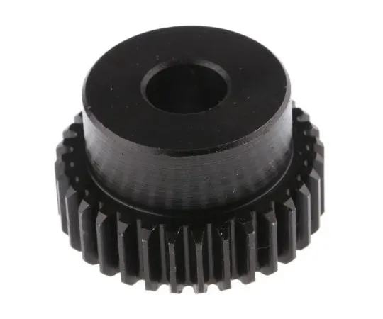 63-7606-91 RS PRO Steel 32 Teeth Spur Gear, 32mm Pitch Diam. , 26mm Hub Diam. , 10mm Bore Diam. 521-6317