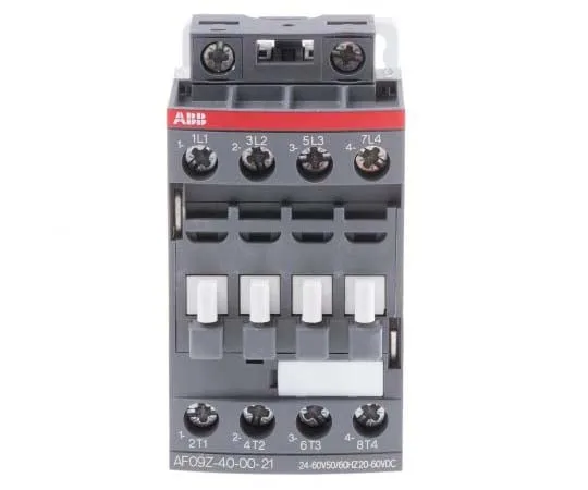 63-7739-10 ABB 4 Pole Contactor, 7 A, 24 V ac/dc Coil, AF Range, 4NO, 4 kW 1SBL136201R2100  AF09Z-40-00-21