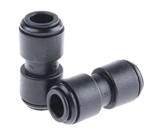 63-7718-42 John Guest PM Pneumatic Straight Tube-to-Tube Adapter, Push In 10 mm PM0410E