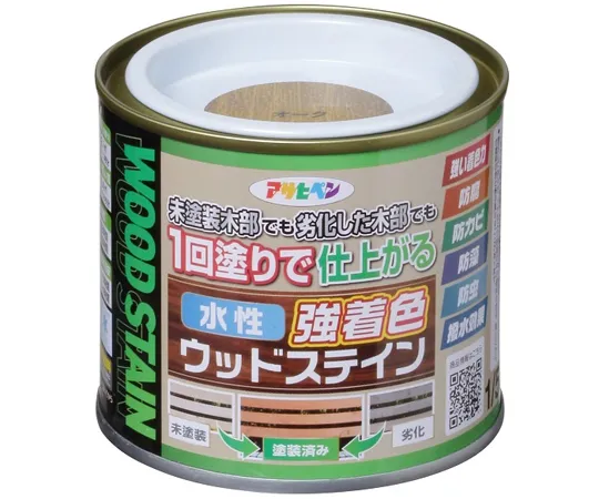 67-7121-27 Waterborne Strong Coloring Wood Stain 1/5L Oak
