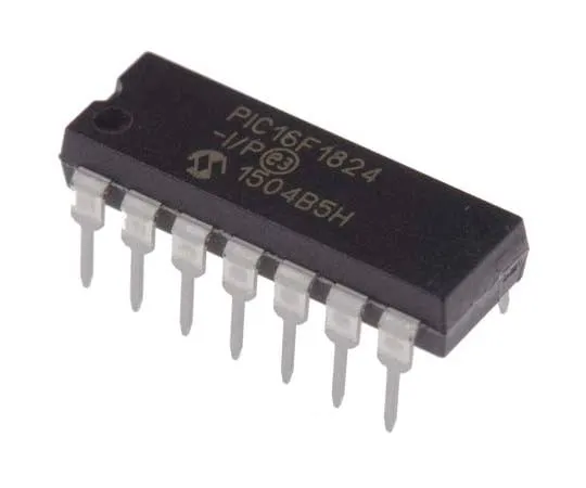63-7747-32　Microchip PIC16F1824-I/P, 8bit PIC Microcontroller, 32MHz, 4 kB Flash, 14-Pin PDIP　PIC16F1824-I/P