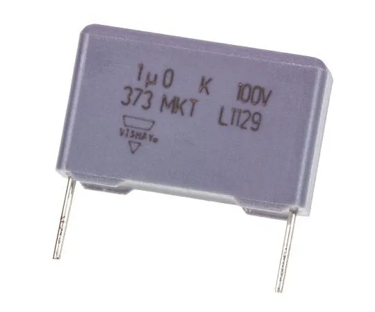 63-7581-37 Vishay 1μF Polyester Capacitor PET 63 V ac, 100 V dc ±10% MKT 373, MKT373 Series Through Hole BFC237323105