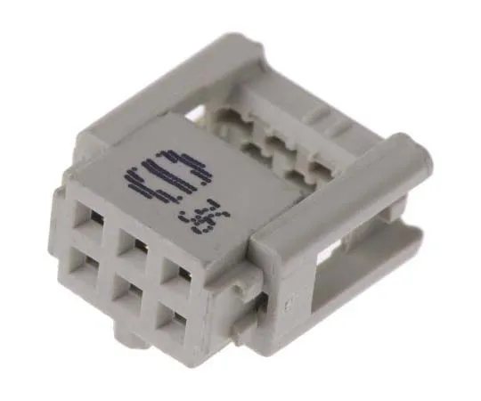 63-7703-65 Harting 6-Way IDC Connector Socket for Cable Mount, 2-Row 9185067813