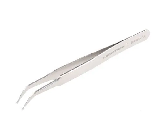 63-7570-54　Lindstrom 115 mm, Anti-Magnetic Stainless Steel, Fine; Rounded, ESD Anti-Acid Tweezers　TL SM103-SA