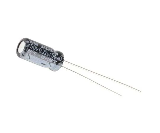 63-7737-30 RS PRO 220nF 50V dc Aluminium Electrolytic Capacitor, Through Hole 5 (Dia.) x 11mm +105°C 5mm 2mm 11mm 170-1239