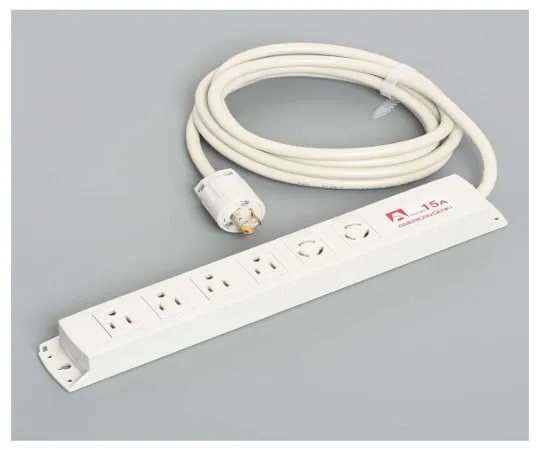 63-2481-75　Multi*** Power Strip, 6 Combination Outlet with 3m Cord and Twist Locking Plug　KC1220
