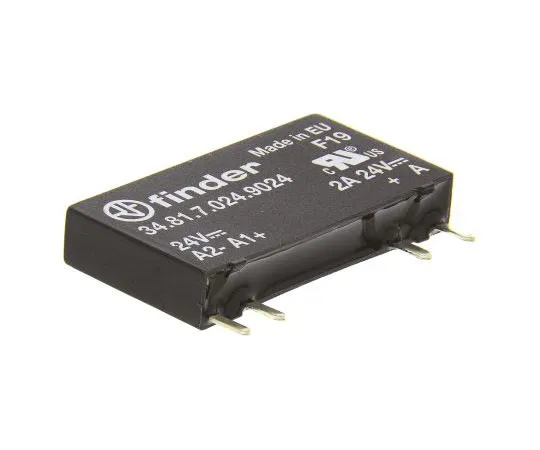 63-7557-02 Finder 6 A SPNO Solid State Relay, DC, PCB Mount, 24 V dc Maximum Load 34.81.7.024.9024