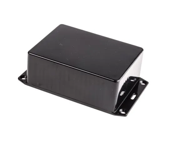 63-7585-88 Hammond 1591, ABS Enclosure, IP54, Flanged, 110 x 82 x 40mm 1591SFLBK