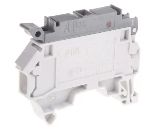 63-7657-94 Entrelec, Grey, SNK Series, 6.3A F***d DIN Rail Terminal 1SNK508414R0000