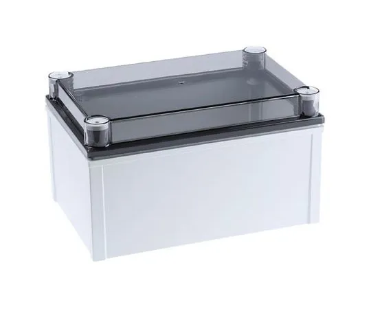 63-7598-47 Fibox CAB PCQ, Polycarbonate Wall Box, IP66, IP67, 298mm x 172 mm x 198 mm CAB PCQ 302017 T CABINET