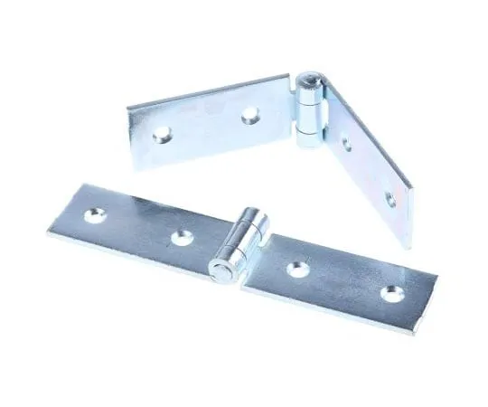 63-7550-48 Pinet Zinc Plated Steel Strap Hinge Screw, 30mm x 140mm x 2.5mm 50-A-3339