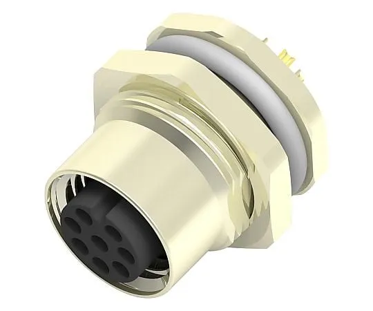 65-1658-37 Sensor Connector 8 POS RCPT M 12 Panel T4131012081-000.