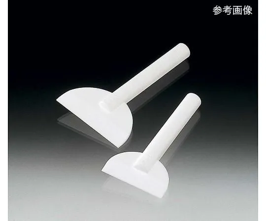 64-3681-92 PTFE spatula Crescent Type 75 mm 06727