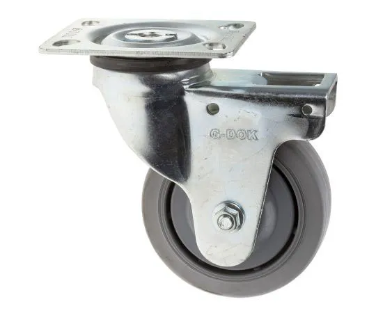 63-7659-82 RS PRO Swivel Swivel Castor, 75kg Load Capacity, 100mm Wheel Diameter 666-7567
