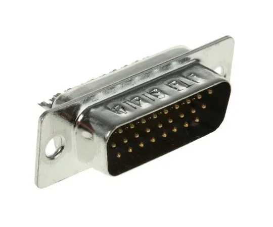 63-7638-98 ITT Cannon ZD*A Series Panel Mount, 26 Pin D-sub Connector Plug, Shell Size A High Density ZDAA-26P