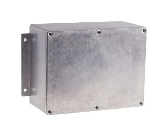 63-7604-81 RS PRO Die Cast Aluminium Enclosure, IP65, Shielded, Flanged, 184.8 x 127.4 x 76.3mm 517-4178