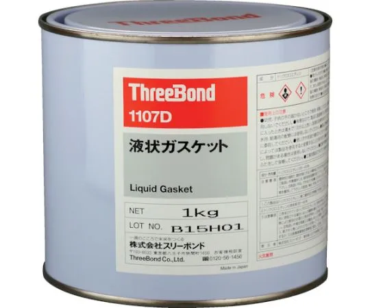 67-5658-16 Liquid Gasket TB1107D Industrial Sealant Sealant 1 kg Gray Silicone Water Resistant Heat Resistant Semi-Dry Type (1107DB) TB1107DB