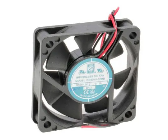63-7622-89 RS PRO Axial Fan, 60 x 60 x 15mm, 14cfm, 1.3W, 12 V dc 541-4937