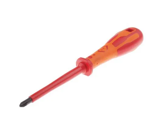 63-7694-91 CK, VDE 1000V Approved PlusMinus / Modulo VDE Screwdriver MOD2 Tip 100 mm Chrome Vanadium Molybdenum Steel T49145-2