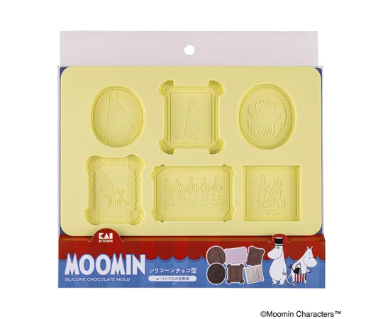 69-6397-09　Shell Seal Silicone Chocolate Type (Portrait of the Moomin Tribe)　000DN0605
