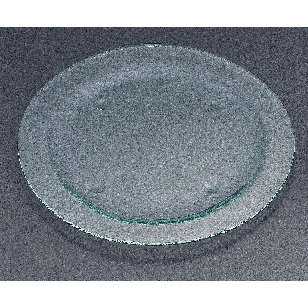 62-6835-85 Tiger Glass Round Plate 340 161-031-01 Clear