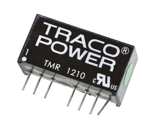 63-7724-42 TRACOPOWER TMR 2 2W Isolated DC-DC Converter Through Hole, Voltage in 9 → 18 V dc, Voltage out 3.3V dc TMR 1210