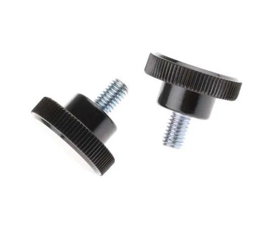 63-7714-80 RS PRO Black Duroplast Knob, M6 x 10 702-7548