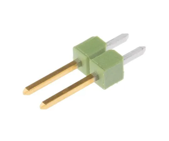 63-7668-07 TE Connectivity AMPMODU MOD II, 2 Way, 1 Row, Straight Pin Header 826646-2