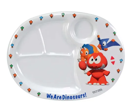 63-7201-66 Melamine Children's Dinosaur Lunch Plate (Large) MC-31D 0382320