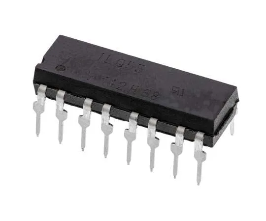 63-7730-95 Vishay, ILQ55 DC Input Darlington Output Quad Optocoupler, Through Hole, 16-Pin PDIP ILQ55