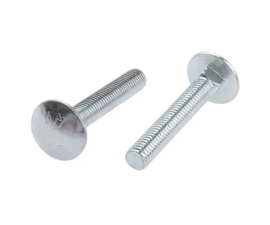 63-7601-94 Bright Zinc Plated Steel Coach Bolt, M8 x 50mm 512-1067