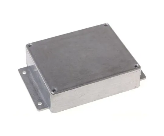 63-7604-65 RS PRO Die Cast Aluminium Enclosure, Shielded, Flanged, 149.8 x 100.2 x 35.6mm 517-3743