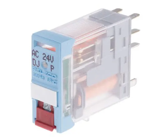 63-7636-35 RelecoC12 DPDT Non-Latching Relay PCB Mount, 24V ac Coil, 5A C12A21X24A