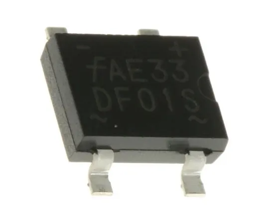 63-7669-47 ON Semiconductor DF01S, Bridge Rectifier, 1.5A 100V, 4-Pin SDIP DF01S