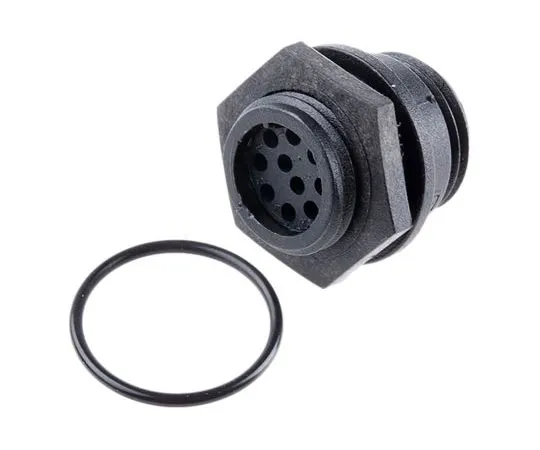 63-7570-45 Bulgin Buccaneer 400 Series Panel Mount Connector, 10 contacts Plug PX0412/10S