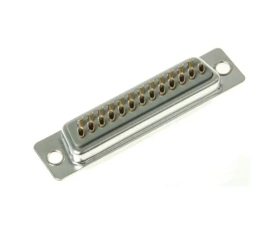 63-7674-64 ASSMANN WSW Panel Mount, 25 Pin D-sub Connector Socket, Shell Size B A-DF 25 LL/G