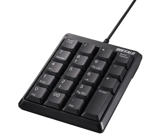 64-3778-66 Wired Compact Ten Keyboard Black BSTK110BK