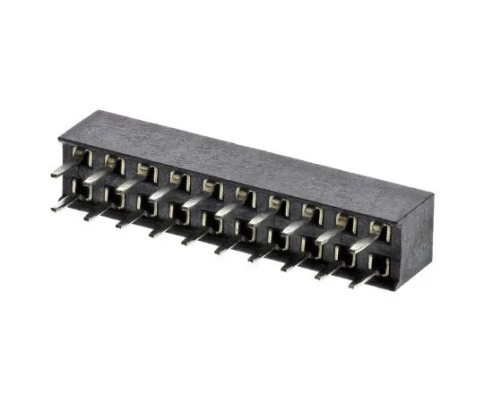 63-7629-91 HARWIN 2mm Pitch 20 Way 2 Row Straight PCB Socket, Through Hole, Solder Termination M22-7141042