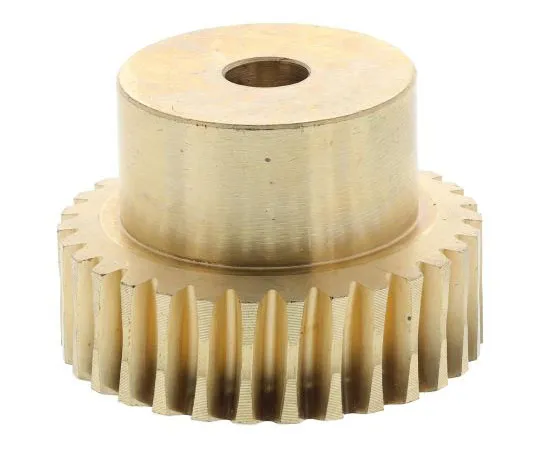 63-7607-38 RS PRO Bronze 30 Teeth Worm Wheel Gear, 24.04mm PitchDiam. , 18mm Hub Diam. , 18mm Face Width 521-6856
