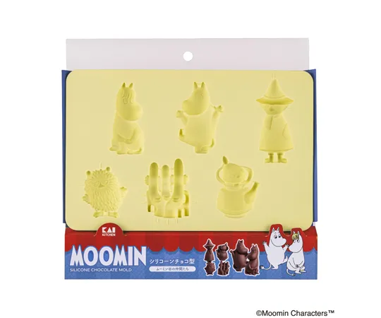 69-6397-07　Shell Seal Silicone Chocolate Type (Moomin Valley's Nakamatachi)　000DN0603