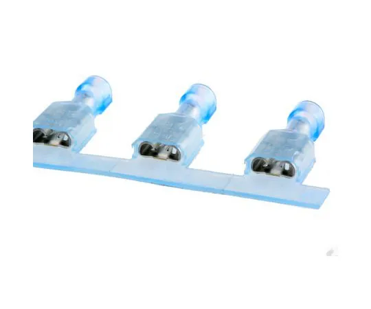 63-7686-95 TE Connectivity Ultra-Fast Plus .250 Series Blue Insulated Crimp Receptacle, 6.35 x 0.81mm, 1.3mm² to 2mm², 16AWG to 3-520406-2