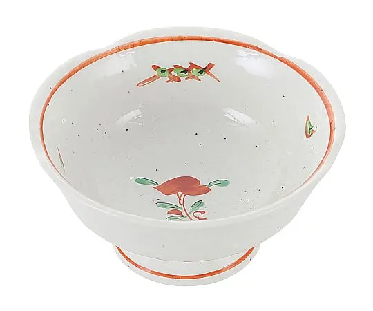 69-5207-23 Japanese tableware collection Akae Hana Takadai small bowl 8181020