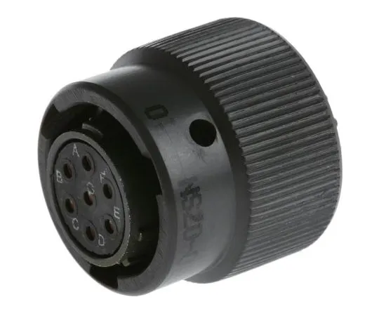 63-7620-91 Amphenol 62GB Series, 7 Way Cable Mount MIL Spec Circular Connector Plug, Socket Contacts,Shell Size 10, Bayonet 62GB-56T10-07SN