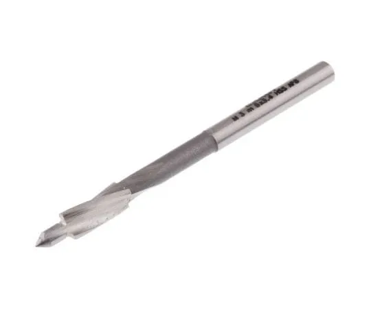 63-7597-40 HSS M3 71 mm Counterbore Drill Bit, 6mm Cutter Diameter, 5 mm Plain Shank 5841