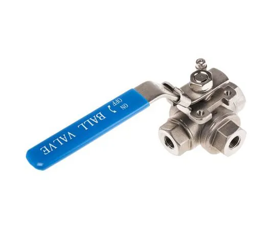 63-7591-36 RS PRO High Pressure Ball Valve Stainless Steel 1/4 in BSPP 3 Way 499-1865