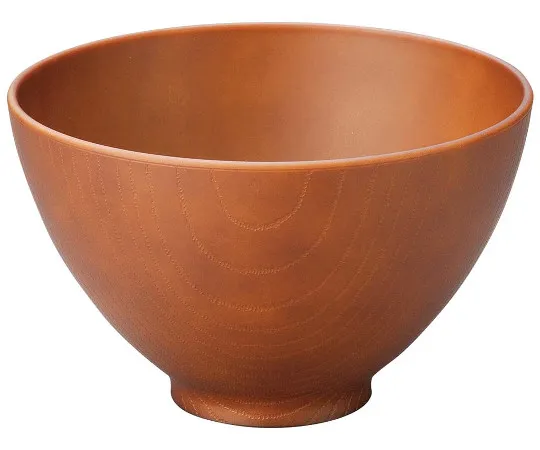 63-7198-47 Heat Resistant 5 Sq Asuka Wood Rice Bowl Total Natural 1001033 6224070