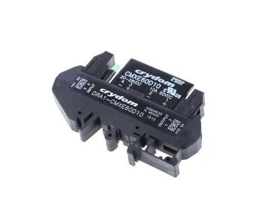 63-7713-18 Sensata / Crydom 8 A Solid State Relay, DC, DIN Rail, 60 V dc Maximum Load DRA1-CMXE60D10